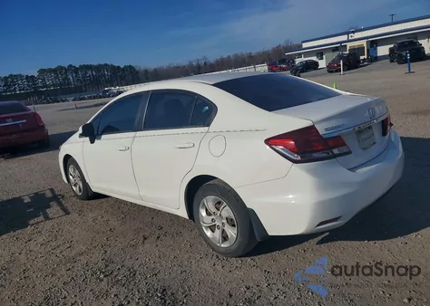 2013 Honda Civic Lx z USA, uszkodzony, nr VIN 2HGFB2F5XDH566074